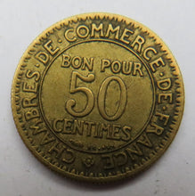 Load image into Gallery viewer, 1925 France 50 Centimes Coin
