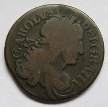 Load image into Gallery viewer, 1681 Charles II Ireland Halfpenny Coin
