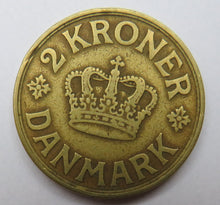 Load image into Gallery viewer, 1926 Denmark 2 Kroner Coin
