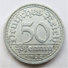 Load image into Gallery viewer, 1922-A Germany - Weimar Republic 50 Pfennig Coin
