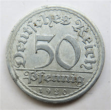 Load image into Gallery viewer, 1920-A Germany Weimar Republic 50 Pfennig Coin
