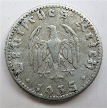 Load image into Gallery viewer, 1935-J Germany 50 Reichspfennig Coin
