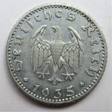 Load image into Gallery viewer, 1935-A Germany 50 Reichspfennig Coin
