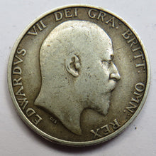 Load image into Gallery viewer, 1910 King Edward VII Silver Shilling Coin - Great Britain
