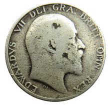 Load image into Gallery viewer, 1910 King Edward VII Silver Shilling Coin - Great Britain
