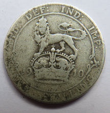 Load image into Gallery viewer, 1910 King Edward VII Silver Shilling Coin - Great Britain
