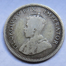 Load image into Gallery viewer, 1926 King George V South Africa Silver Sixpence Coin
