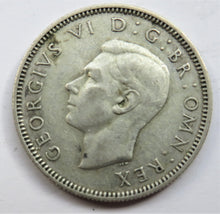 Load image into Gallery viewer, 1944 King George VI Silver Shilling Coin (English Reverse)
