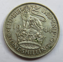 Load image into Gallery viewer, 1944 King George VI Silver Shilling Coin (English Reverse)
