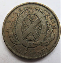 Load image into Gallery viewer, 1837 Canada Halfpenny Bank Token
