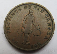 Load image into Gallery viewer, 1837 Canada Halfpenny Bank Token
