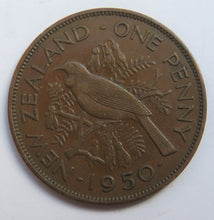 Load image into Gallery viewer, 1950 King George VI New Zealand One Penny Coin
