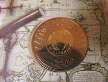 Load image into Gallery viewer, 1999 Guernsey £5 Coin, £5 Banknote &amp; Stamp Cover Millennium
