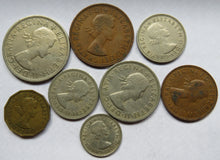 Load image into Gallery viewer, 1962 Queen Elizabeth II Great Britain Coin Year Set
