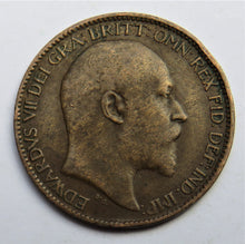 Load image into Gallery viewer, 1909 King Edward VII Farthing Coin - Great Britain
