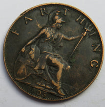 Load image into Gallery viewer, 1905 King Edward VII Farthing Coin - Great Britain
