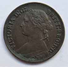 Load image into Gallery viewer, 1878 Queen Victoria Farthing Coin - Great Britain
