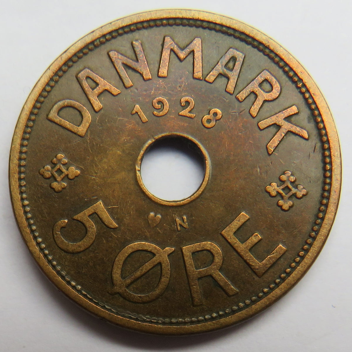 Ore Coin 1928 Denmark 5 Ore Coin | J.W.B Coins – J.W.B Coins & Collectables