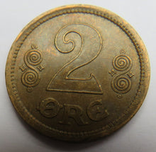 Load image into Gallery viewer, 1915 Denmark 2 Ore Coin
