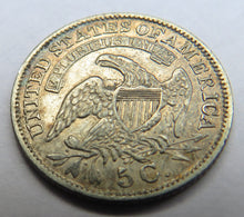 Load image into Gallery viewer, 1830 USA Silver 5 Cent / Half Dime Coin In High Grade
