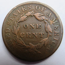 Load image into Gallery viewer, 1834 USA Coronet Head One Cent Coin
