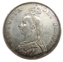 Load image into Gallery viewer, 1887 Queen Victoria Jubilee Head Silver Double Florin Coin In Higher Grade
