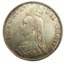 Load image into Gallery viewer, 1887 Queen Victoria Jubilee Head Florin Coin In High Grade
