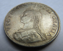 Load image into Gallery viewer, 1887 Queen Victoria Jubilee Head Florin Coin In High Grade
