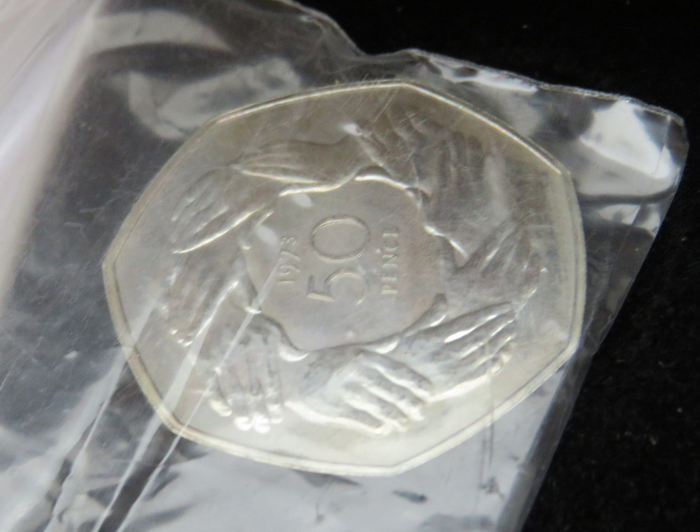1973 Great Britain 50p Fifty Pence Coin Accession To European Union