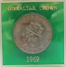 Load image into Gallery viewer, 1969 Gibraltar Cased One Crown Coin
