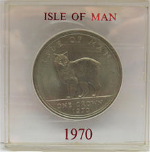 Load image into Gallery viewer, 1970 Isle of Man Cased Crown Coin
