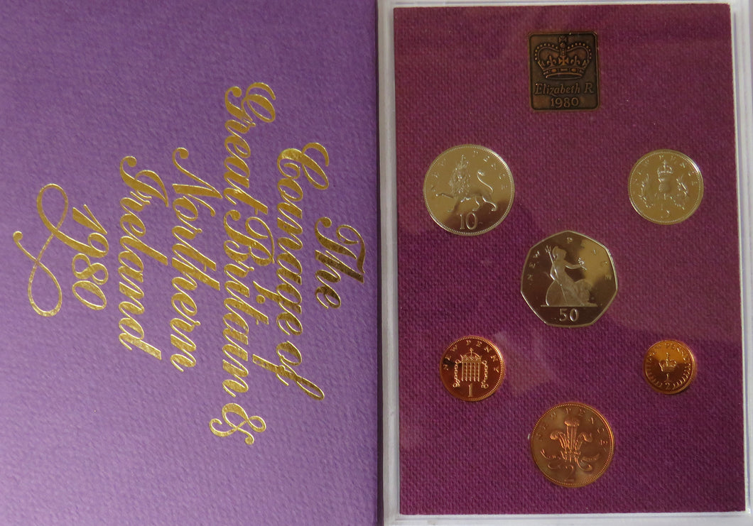 1980 Coinage Of Great Britain & Northern Ireland Proof Set