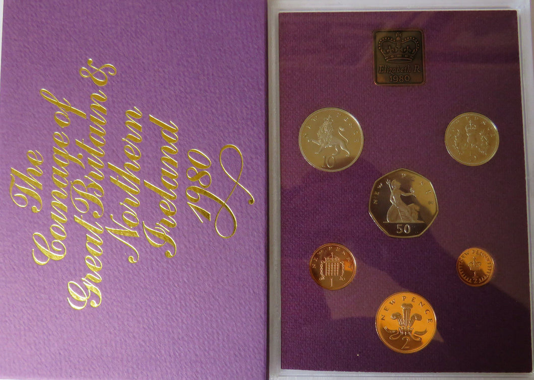 1980 Coinage Of Great Britain & Northern Ireland Proof Set