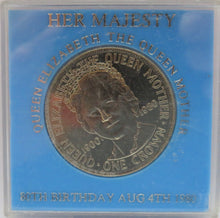 Load image into Gallery viewer, 1980 Isle of Man One Crown Coin - 80th Birthday Queen Elizabeth The Queen Mother
