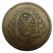 Load image into Gallery viewer, 1837 Lower Canada One Penny / 2 Sous Bank Token
