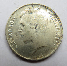 Load image into Gallery viewer, 1911 Belgium Silver One Franc Coin
