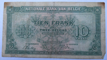 Load image into Gallery viewer, 1948 Belgium 10 Francs Banknote
