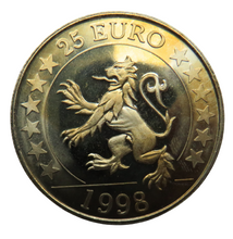 Load image into Gallery viewer, 1998 25 Euro Coin Europe / Europa Scotland
