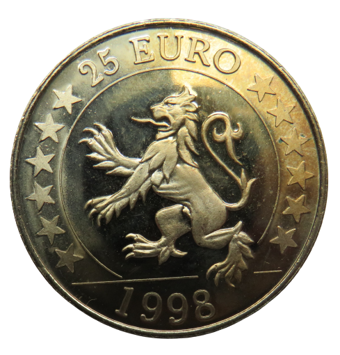 1998 25 Euro Coin Europe / Europa Scotland