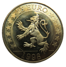 Load image into Gallery viewer, 1998 25 Euro Coin Europe / Europa Scotland
