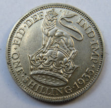 Load image into Gallery viewer, 1935 King George V Silver Shilling Coin - Great Britain
