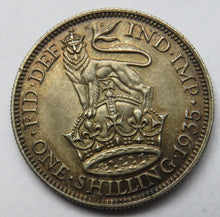 Load image into Gallery viewer, 1935 King George V Silver Shilling Coin - Great Britain
