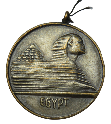 Vintage Egypt Tourist Medal