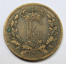 Load image into Gallery viewer, 1856 Denmark One Skilling Rigsmont Coin
