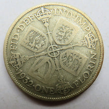 Load image into Gallery viewer, 1932 King George V Silver Florin Coin - Great Britain - Scarce Date
