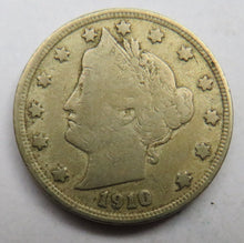 Load image into Gallery viewer, 1910 USA Liberty Head Nickel Coin
