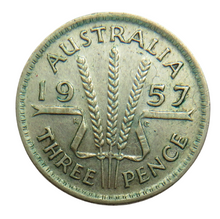 Load image into Gallery viewer, 1957 Queen Elizabeth II Australia Threepence Coin
