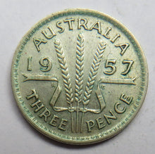 Load image into Gallery viewer, 1957 Queen Elizabeth II Australia Threepence Coin
