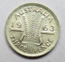 Load image into Gallery viewer, 1963 Queen Elizabeth II Australia Threepence Coin
