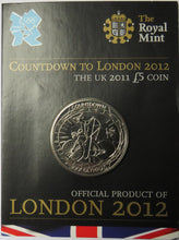 Load image into Gallery viewer, Countdown To London 2012 The UK 2011 £5 Coin
